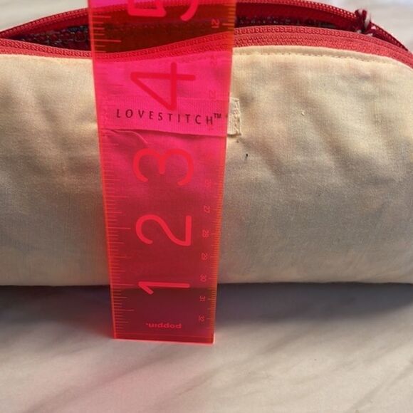 Love Stich Boho Colorful Pom Pom Tassels Accessory Bag - Picture 8 of 11